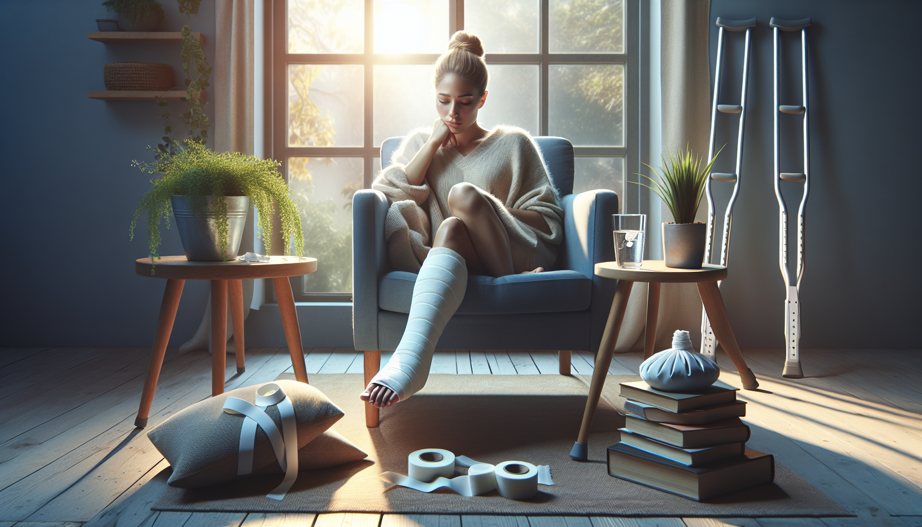 Being Patient With Myself During A Sprained Foot Recovery