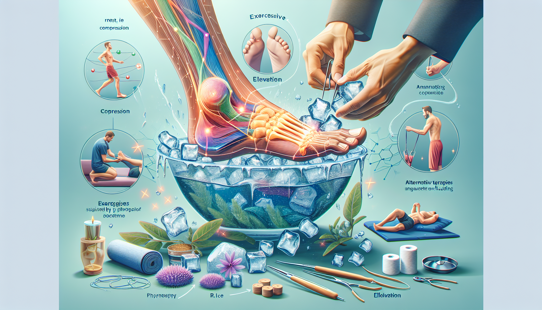 The Best Treatment Options For A Sprained Foot