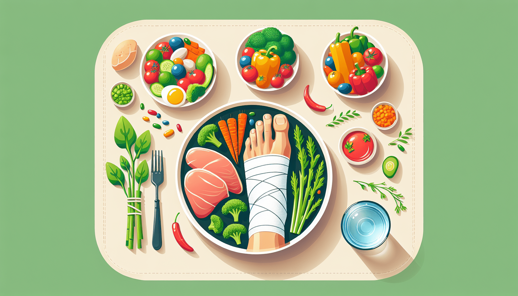 Nutrition And Hydration Tips For Promoting Healing Of A Sprained Foot