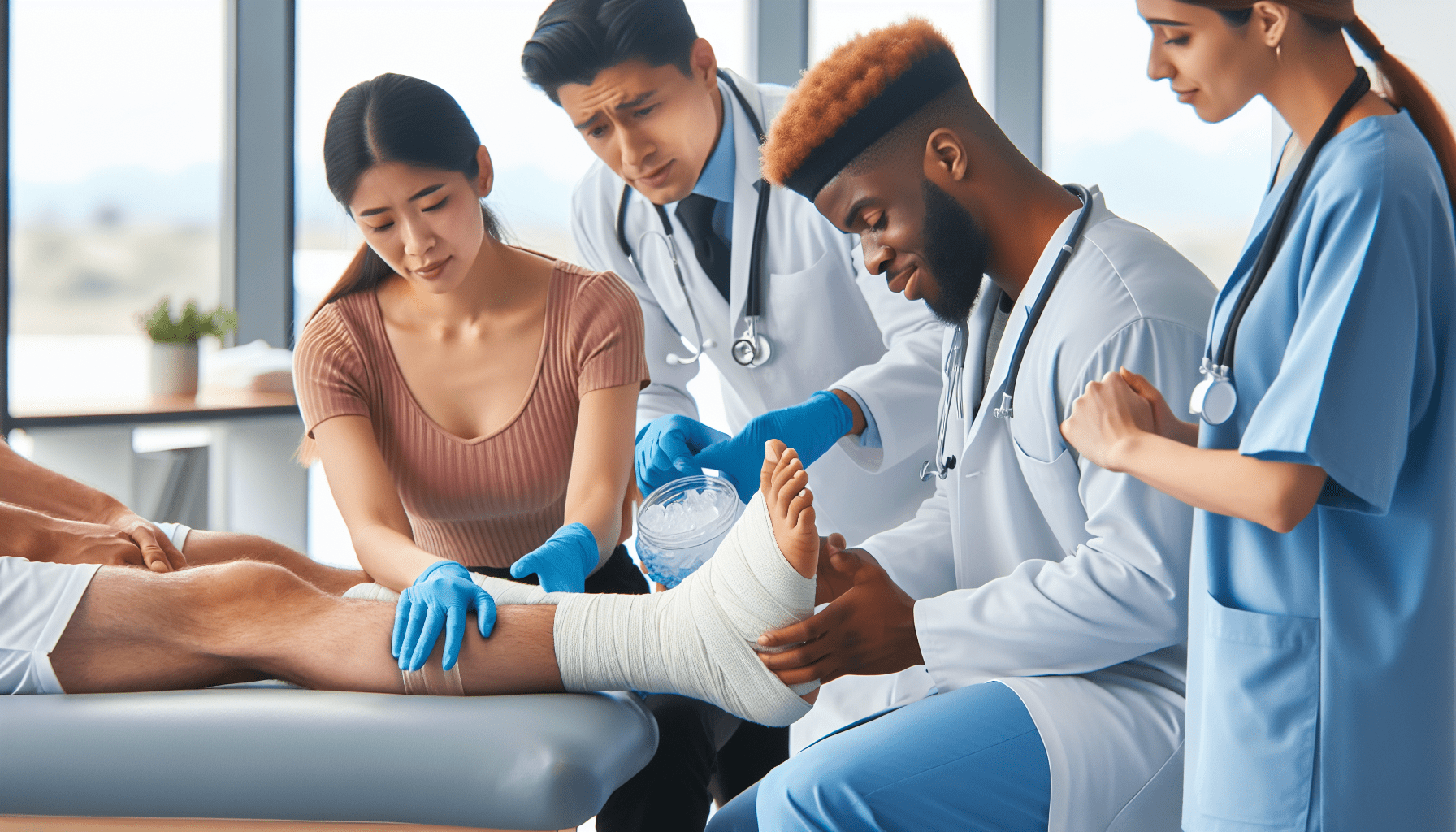 How To Alleviate Discomfort During Foot Sprain Rehabilitation