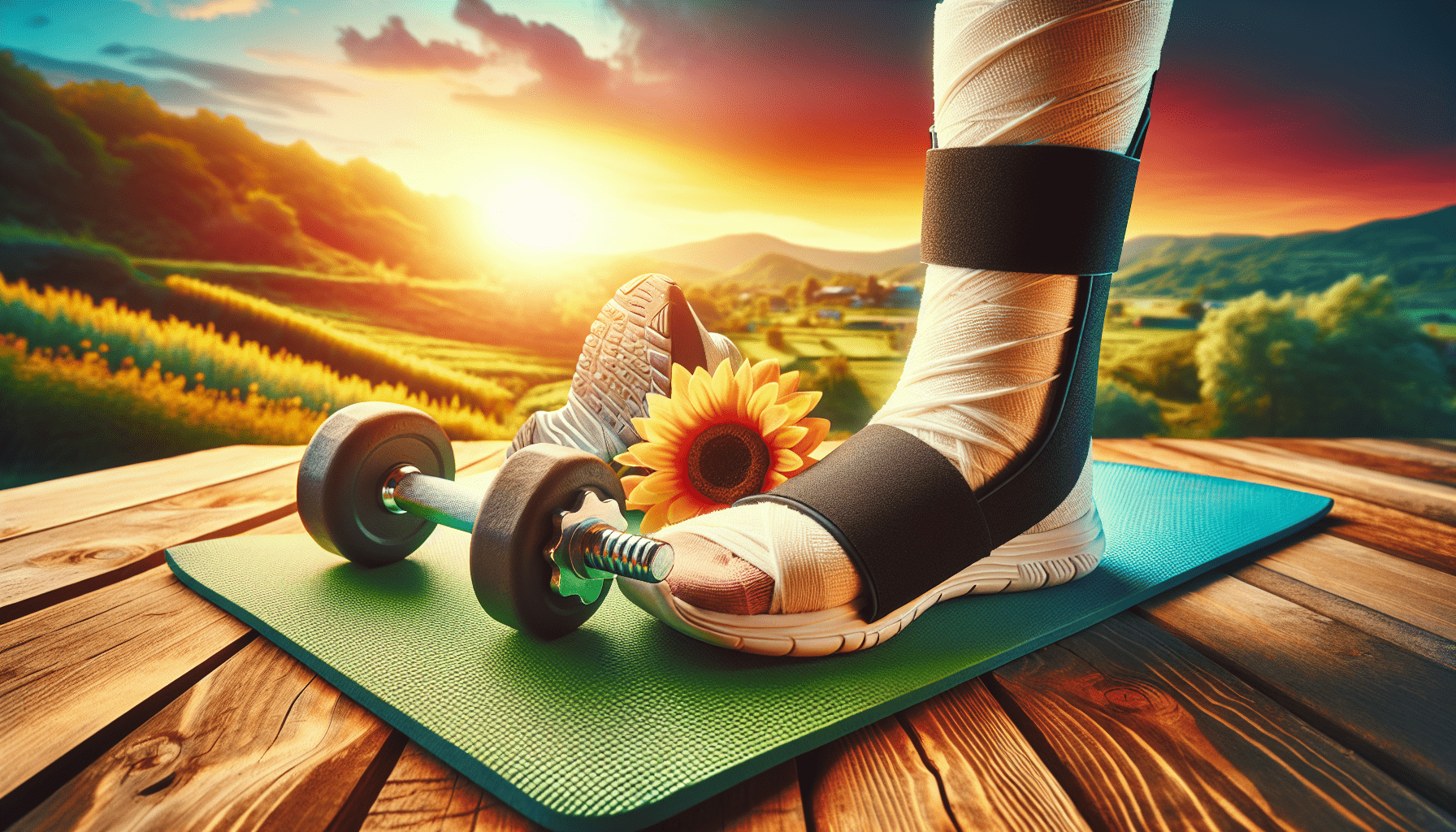 How To Maintain Fitness With A Sprained Foot
