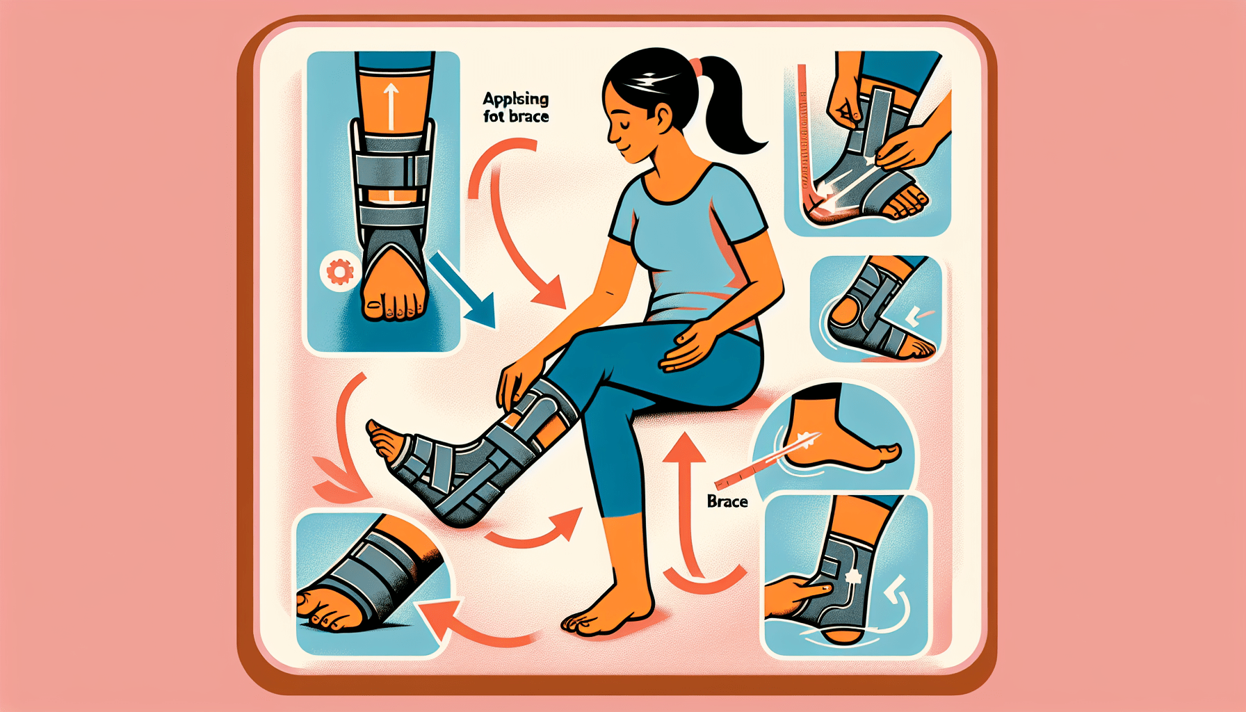 How To Properly Use A Brace For A Sprained Foot