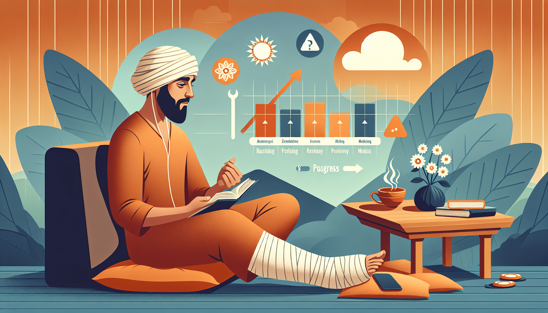 How To Stay Positive During Foot Sprain Recovery