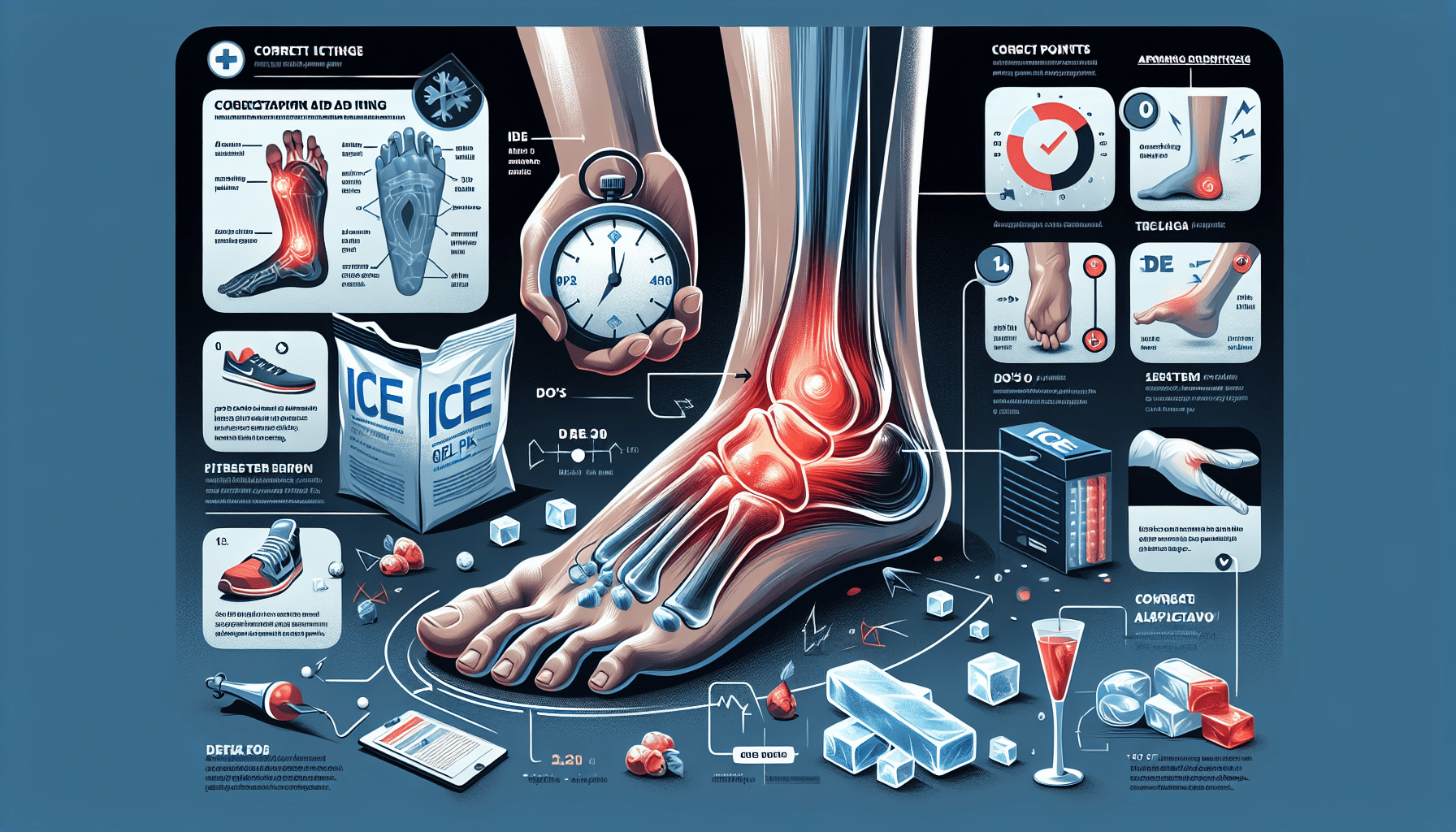 The Best Ways To Ice A Sprained Foot For Quick Relief