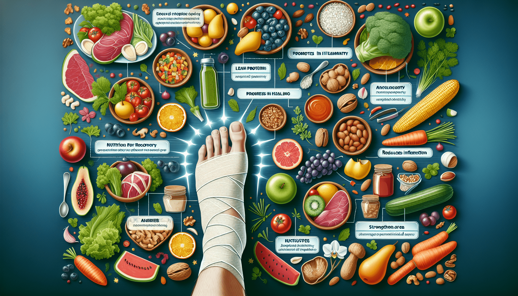 The Role Of Proper Nutrition In Recovery From A Sprained Foot