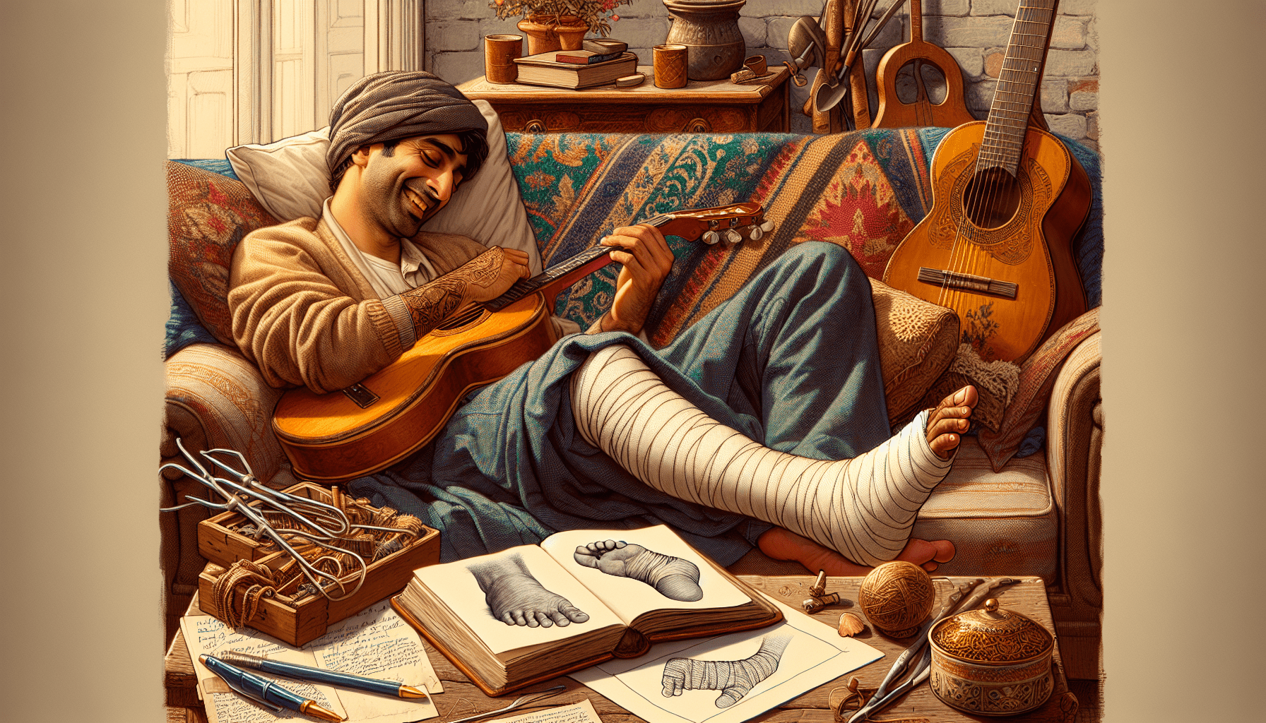 Reconnecting With Hobbies And Passions During A Sprained Foot Recovery