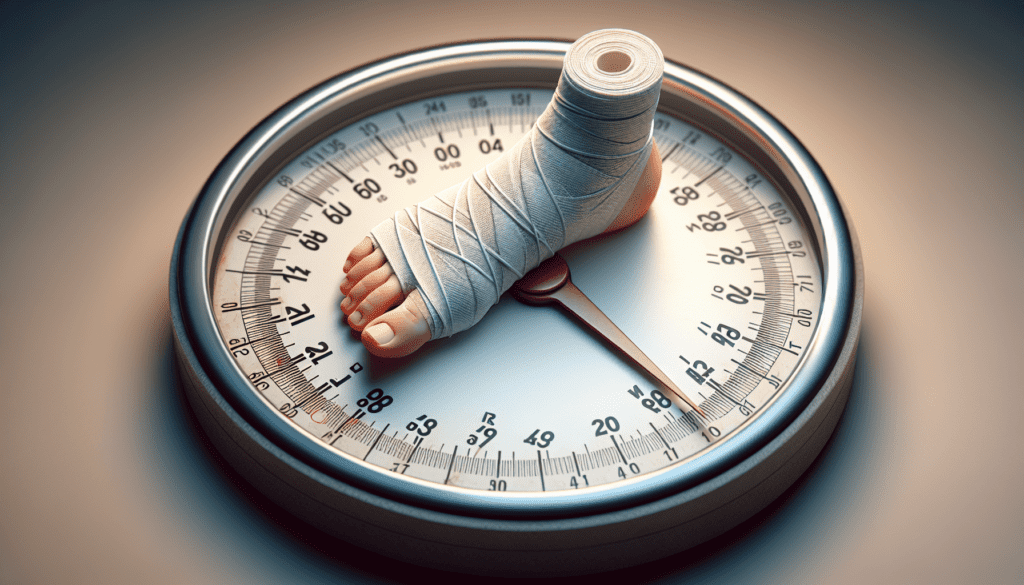The Connection Between Weight Management And Faster Healing From A Sprained Foot